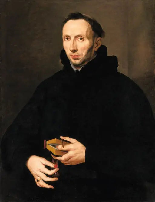 Retrato de Antonius de Roore (1577-1655), prior do mosteiro agostiniano perto de Bruxelas - Peter Paul Rubens