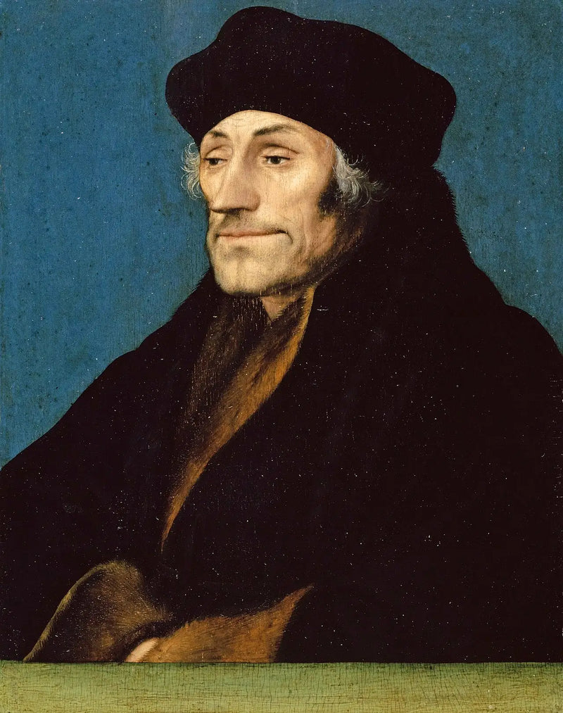 Retrato de Erasmo de Rotterdam - Hans Holbein, o Jovem