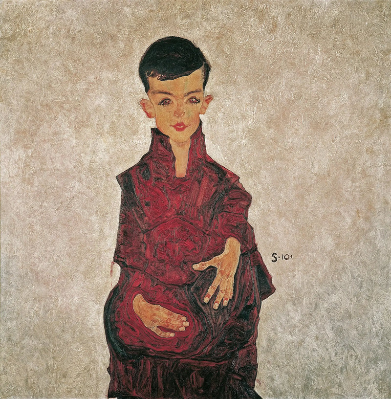 Retrato de Herbert Reiner - Egon Schiele