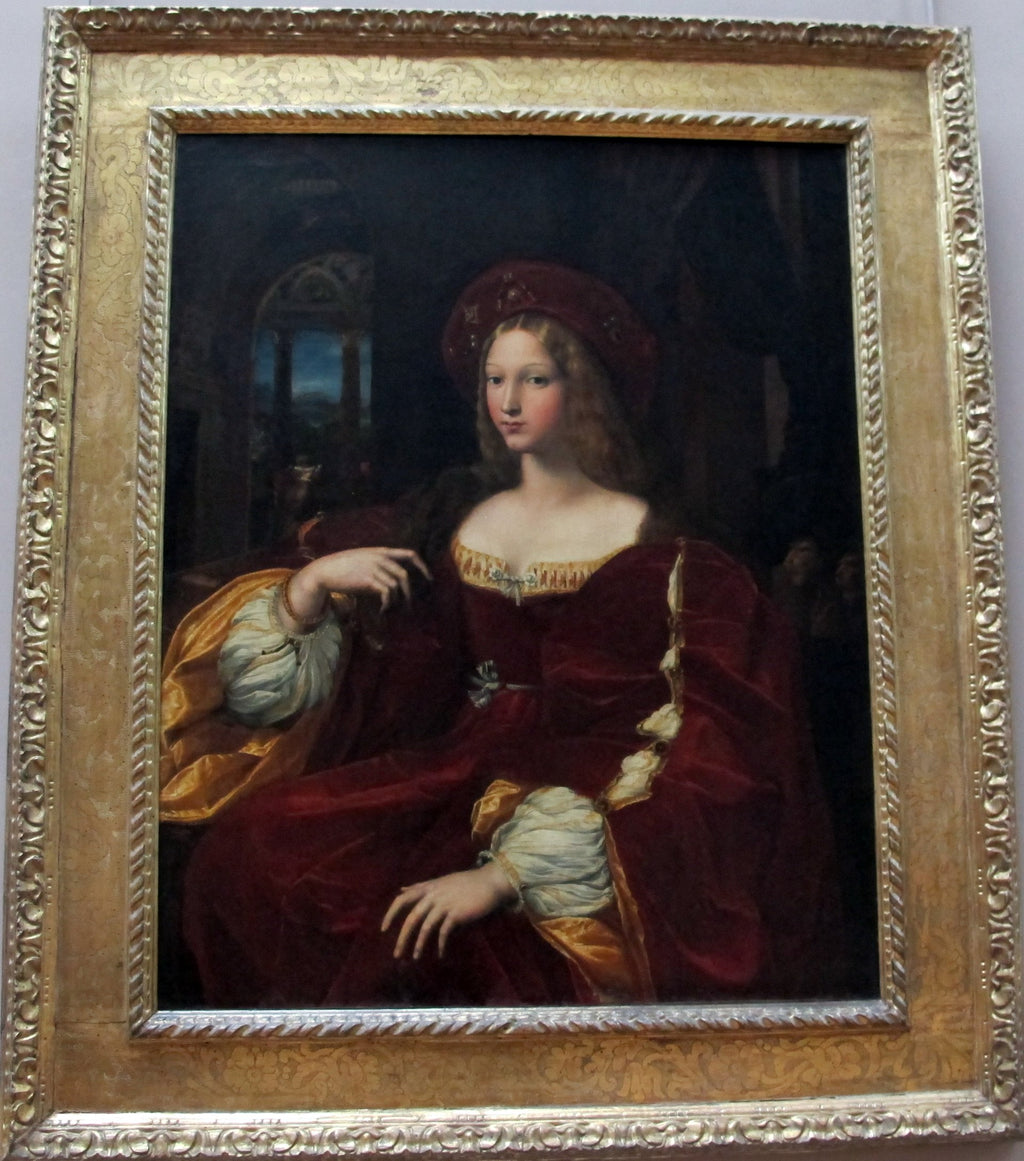 Retrato de Isabelle de Requesens, vice-rainha de Nápoles - Raphaël Sanzio