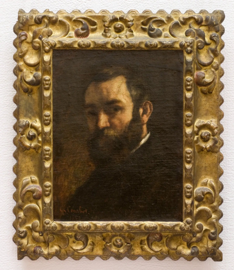 Retrato de homem - Gustave Courbet
