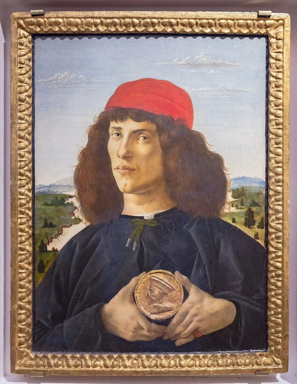 Portrait d’homme avec médaille de Cosme l’ancien - Sandro Botticelli - Alpha Reproduction