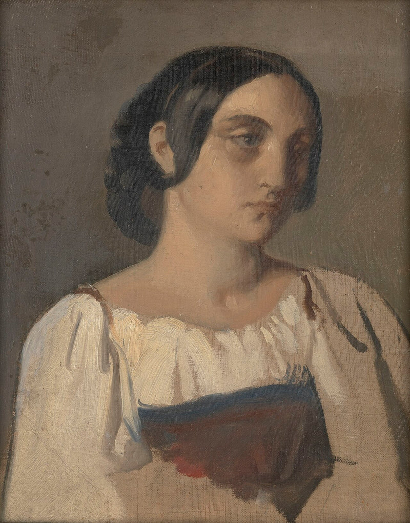 Retrato de uma italiana - Théodore Chassériau