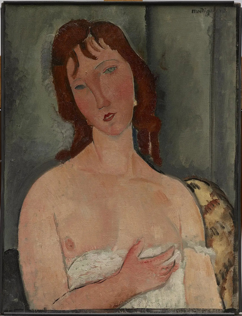 Retrato de uma jovem mulher - Amedeo Modigliani