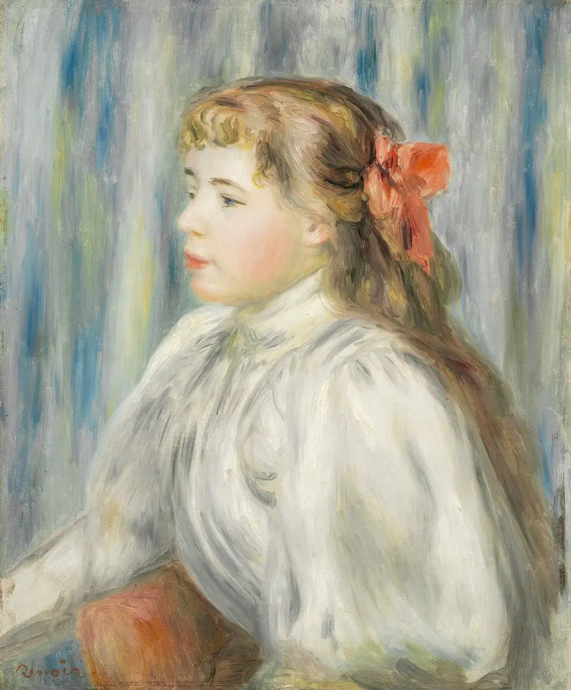 Retrato de uma jovem mulher - Pierre-Auguste Renoir