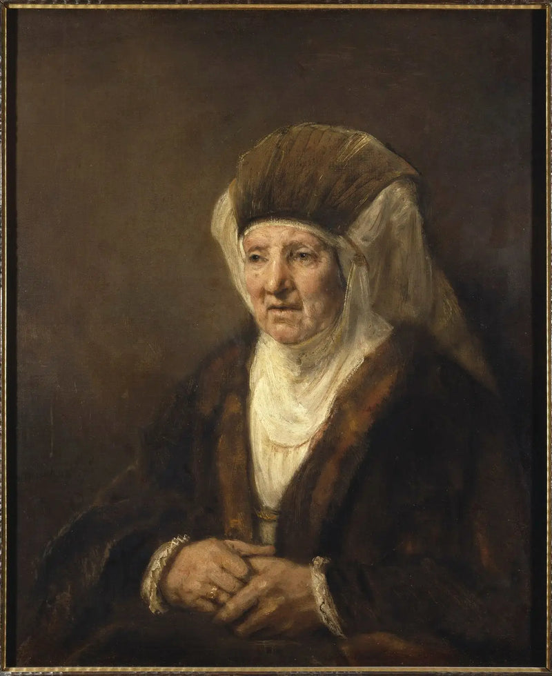 Retrato de uma velha mulher - Rembrandt