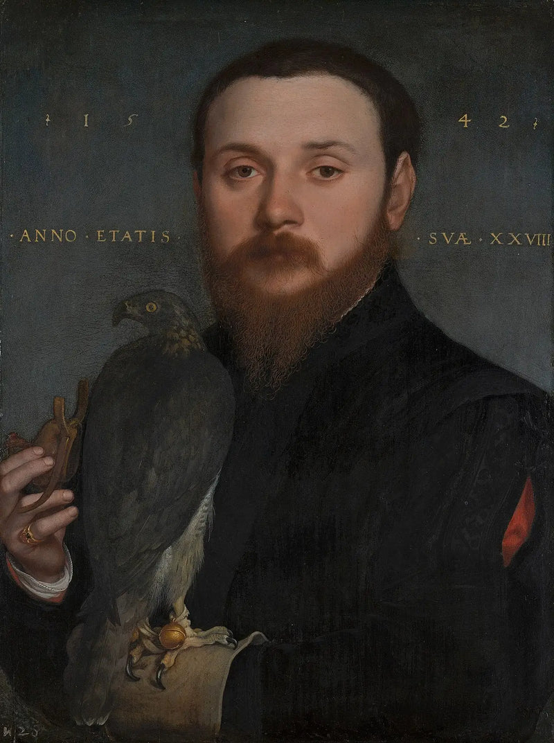 Retrato de um falcoeiro - Hans Holbein, o Jovem