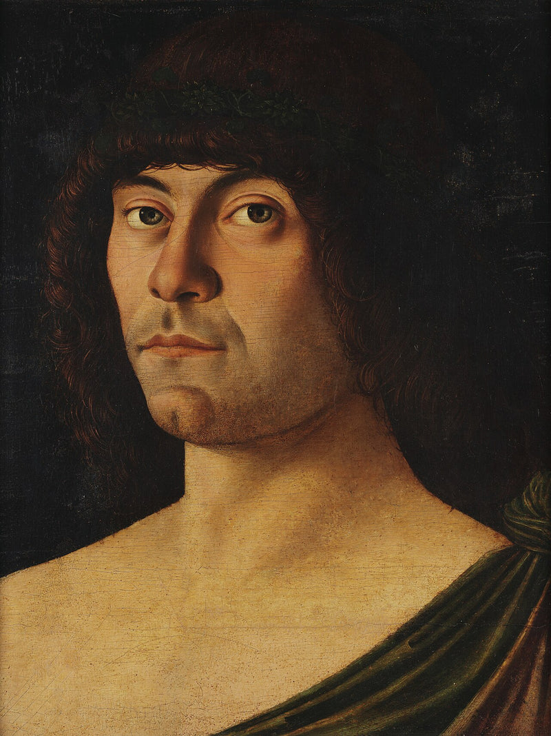Retrato de um jovem vestido à antiga - Giovanni Bellini