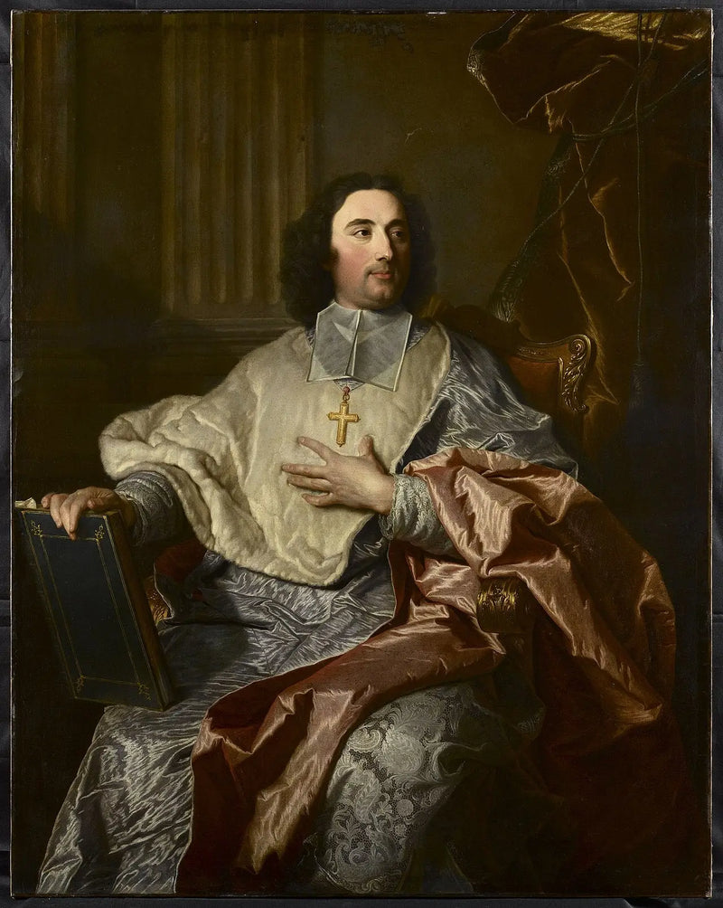 Retrato de Charles de Saint-Albin - Hyacinthe Rigaud