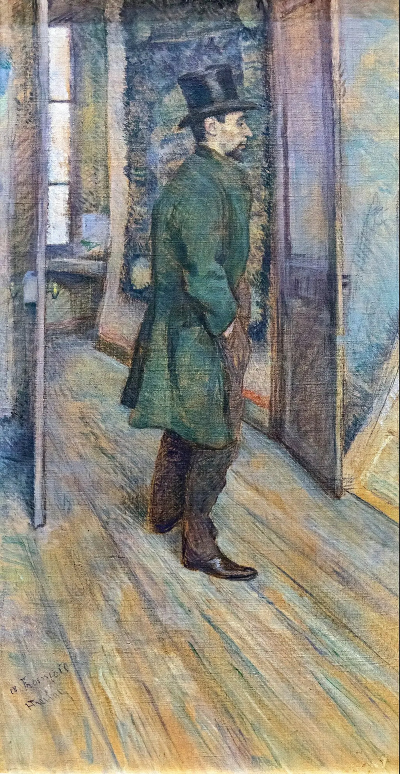 Retrato de François Gauzi - Henri de Toulouse-Lautrec