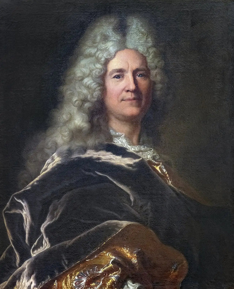 Retrato de Guillaume IV Castanier - Hyacinthe Rigaud
