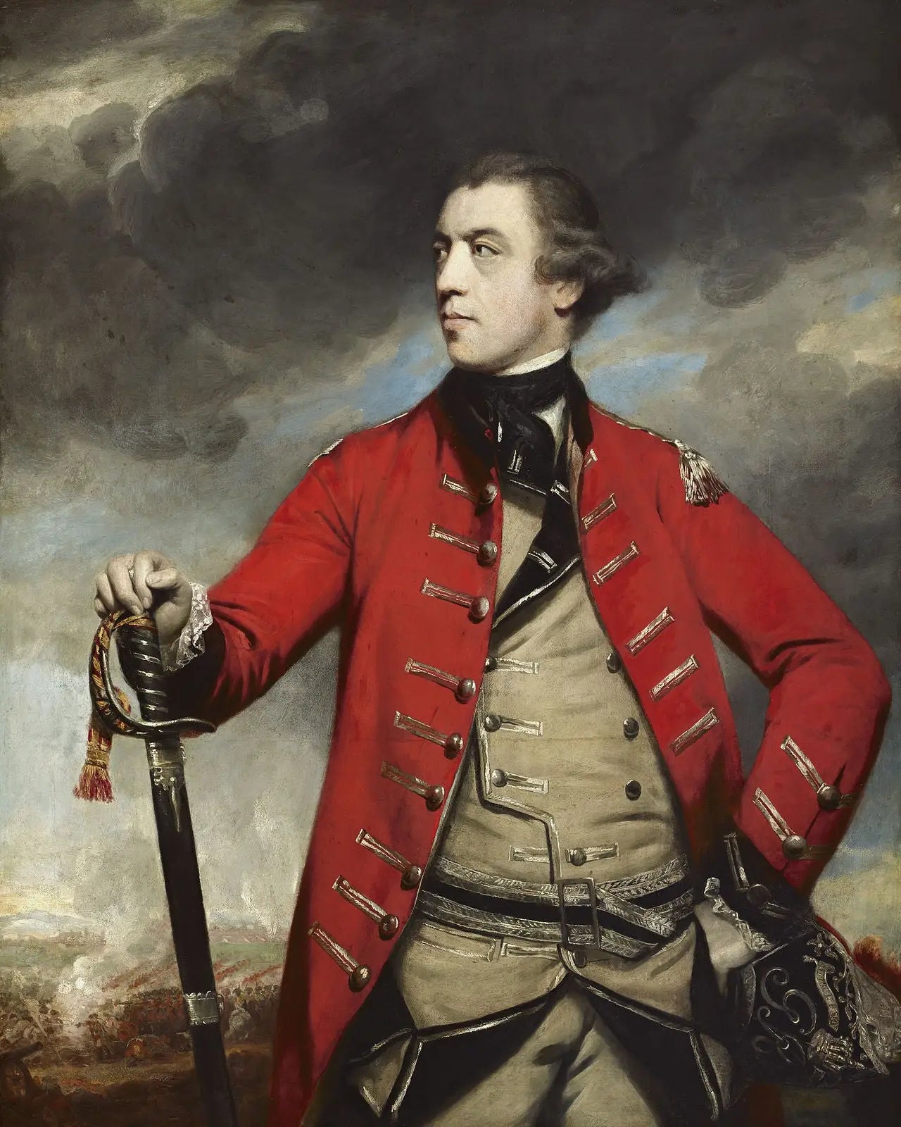 Portrait de John Burgoyne - Joshua Reynolds - Alpha Reproduction