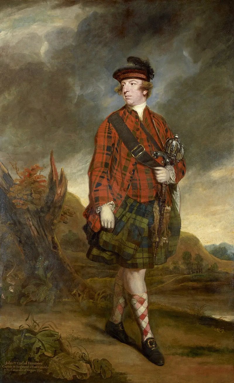 Retrato de John Murray, 4º conde de Dunmore - Joshua Reynolds
