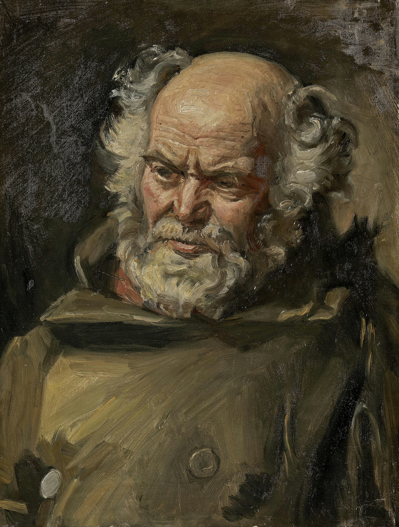 Portrait de Josef Bonatzi. - Michael Peter Ancher