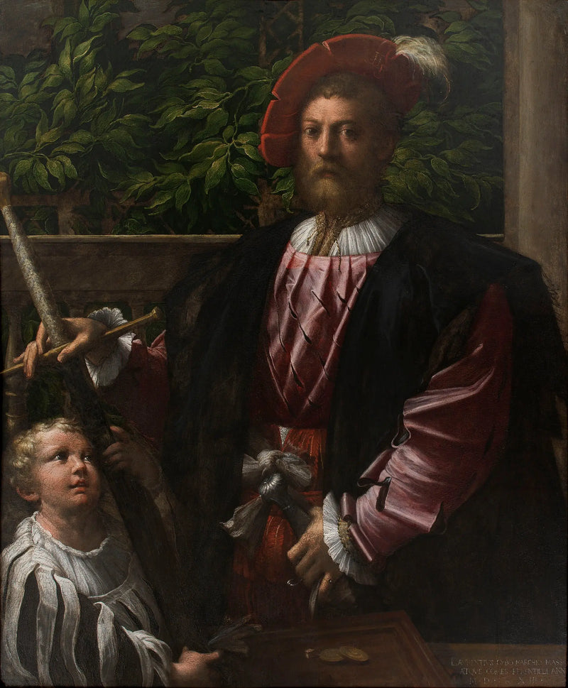 Retrato de Lorenzo Cybo - Parmigianino