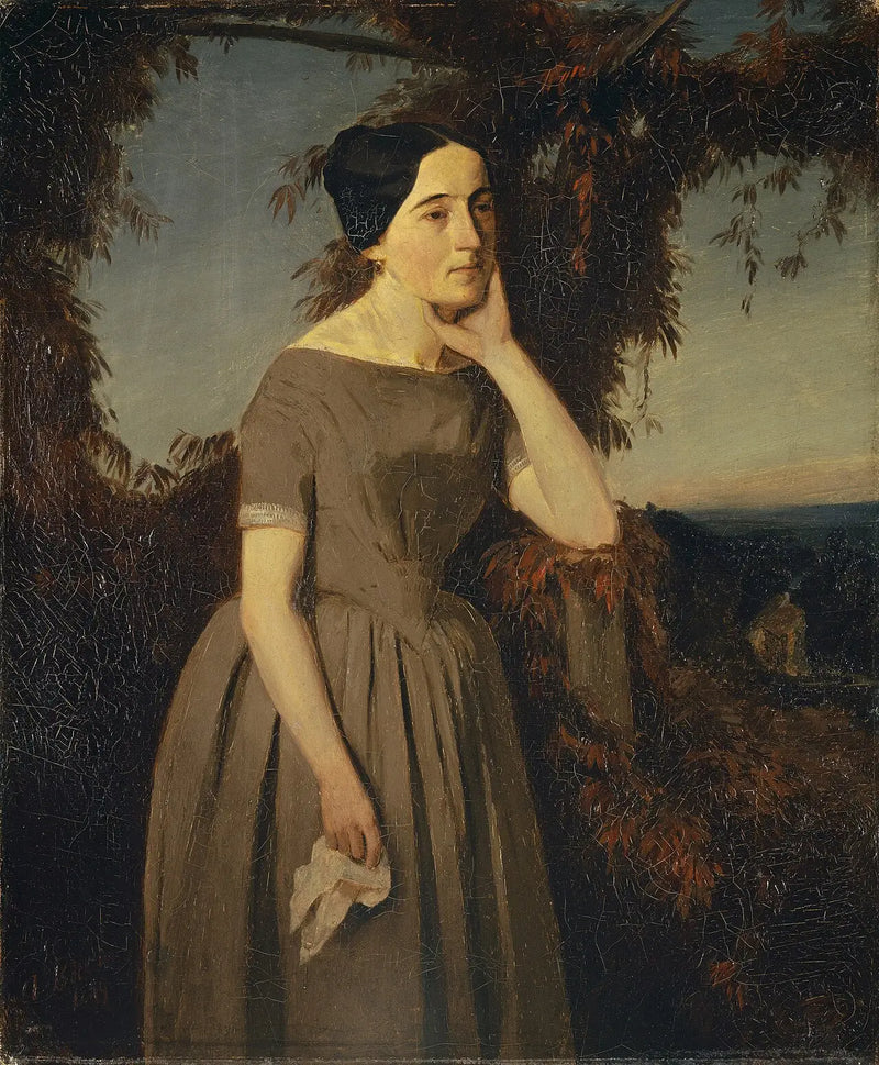 Retrato de Louisa Schmid - Arnold Böcklin