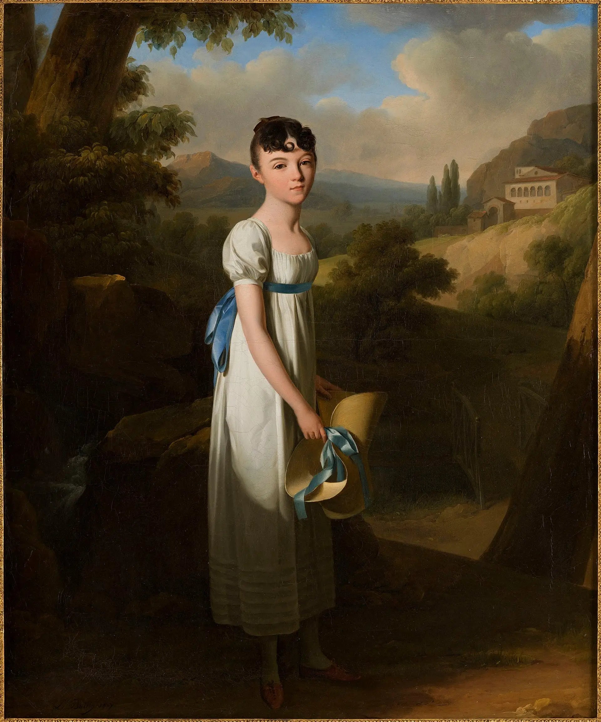 Portrait de Mademoiselle Athénaïs d’Albenas - Louis-Léopold Boilly - Alpha Reproduction