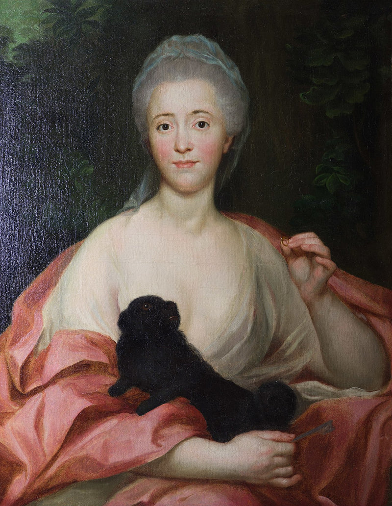 Retrato de Mariana de Silva-Bazán e Sarmiento - Anton Raphael Mengs