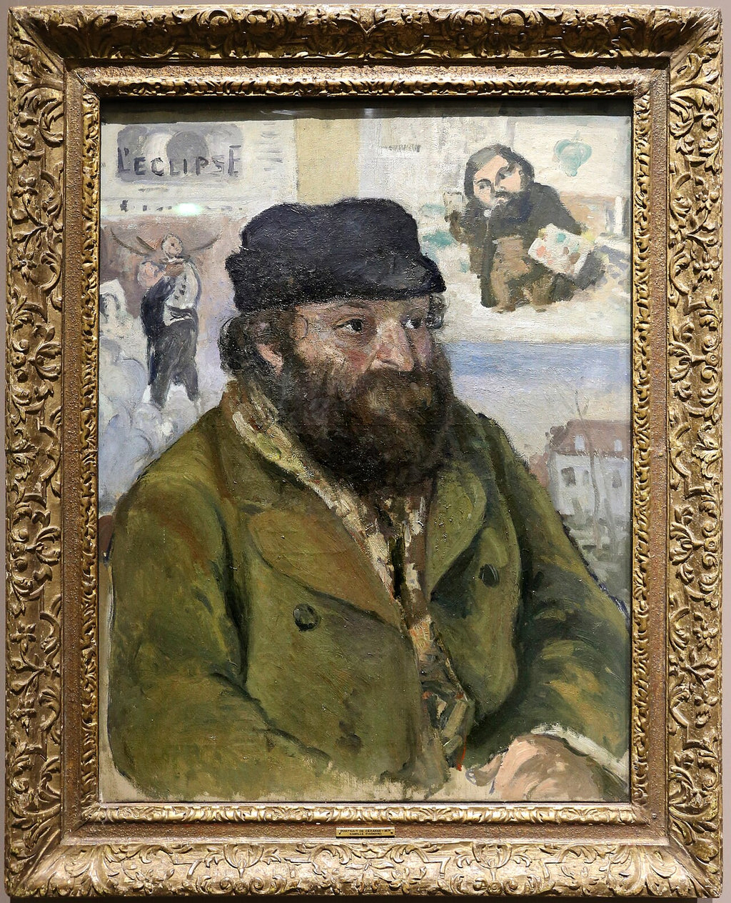 Retrato de Paul Cézanne - Camille Pissarro