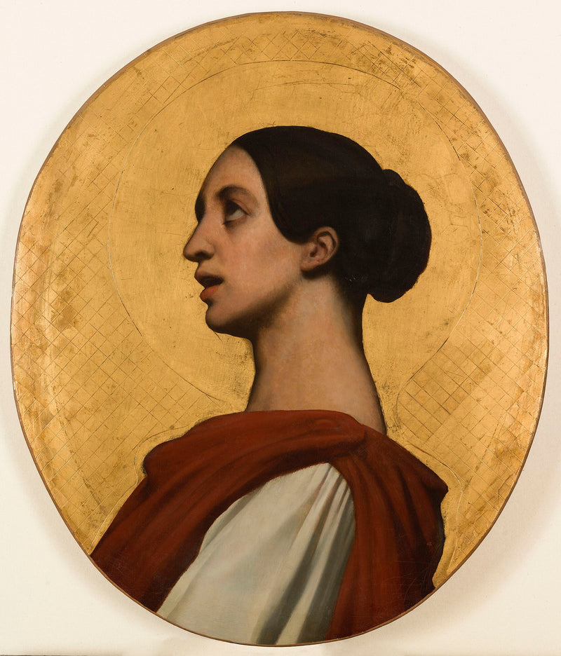 Retrato de Pauline Viardot como Santa Cecília - Ary Scheffer