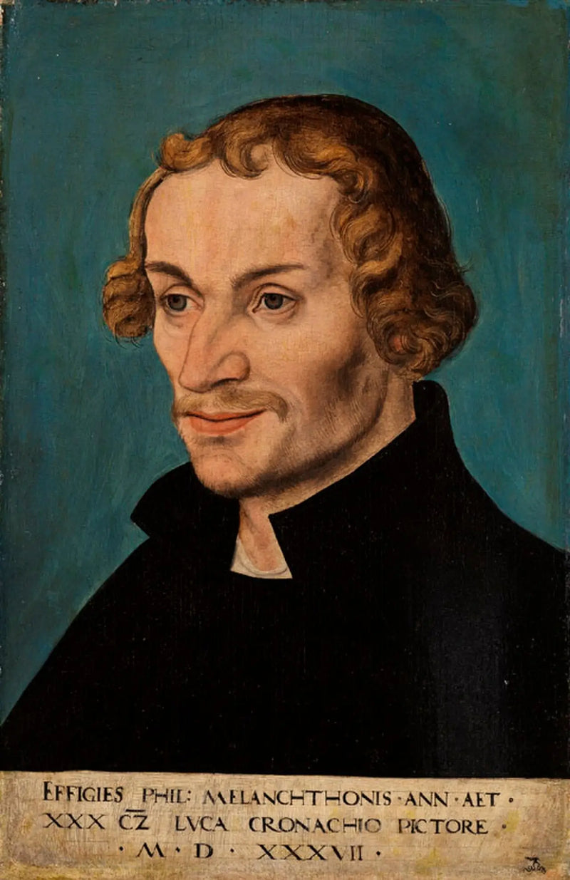Retrato de Philipp Melanchthon - Lucas Cranach, o Velho