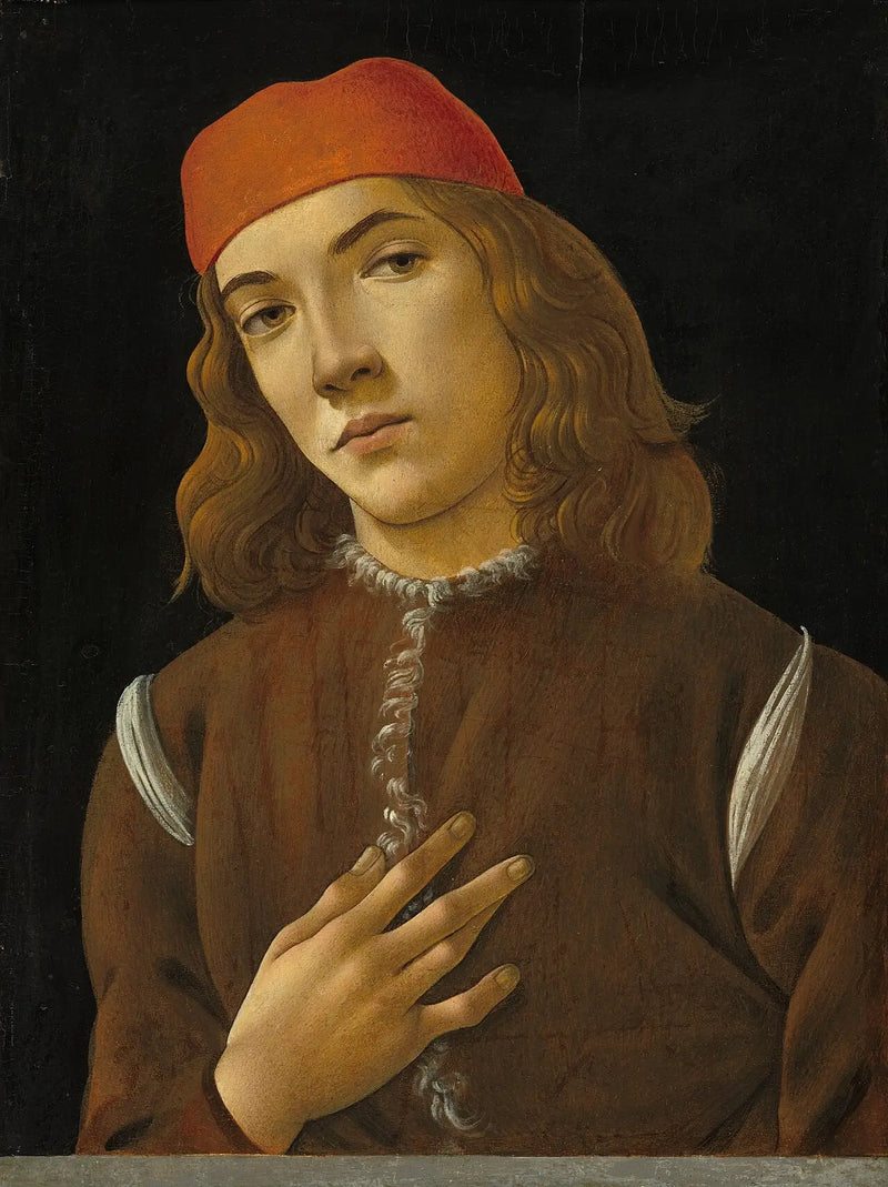 Retrato de um jovem homem - Sandro Botticelli