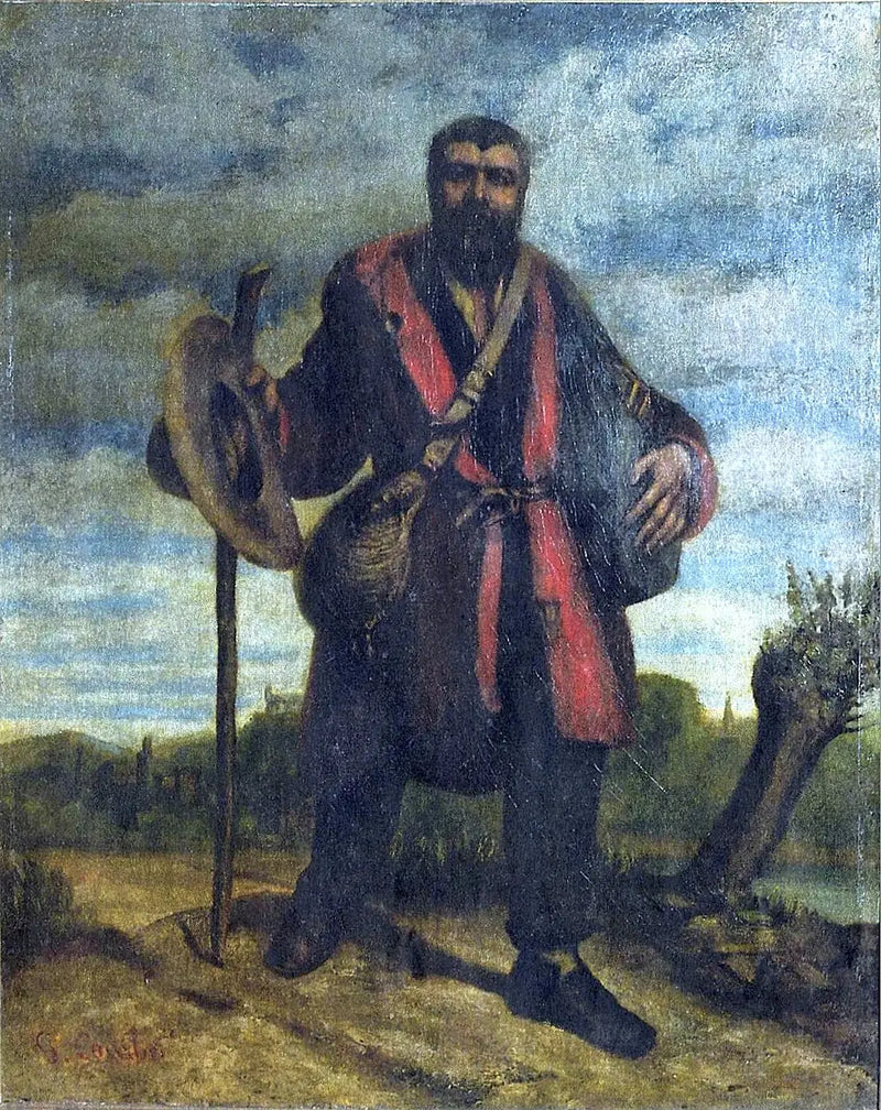 Retrato do apóstolo João Journet partindo para a conquista da harmonia universal - Gustave Courbet