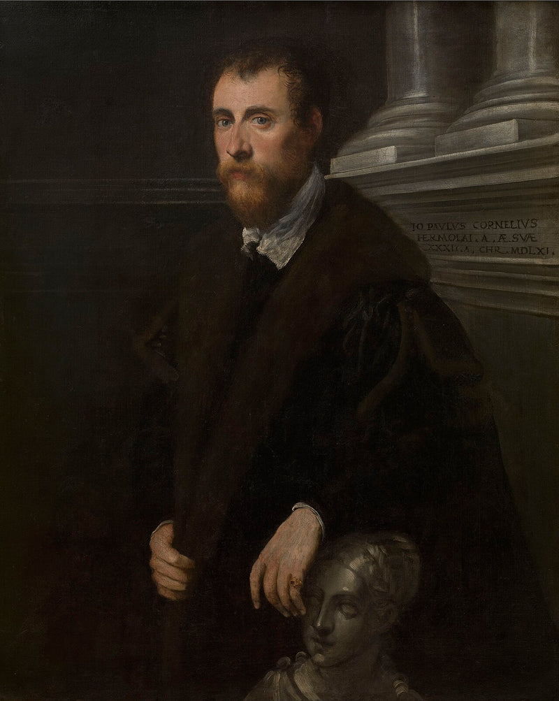 Retrato do humanista Giovanni Paolo Cornaro - Jacopo Tintoretto