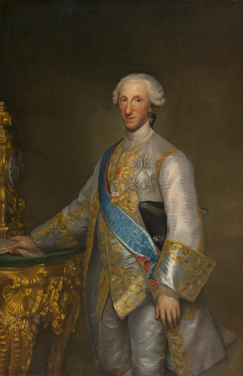Retrato do infante Don Luis de Bourbon - Anton Raphael Mengs