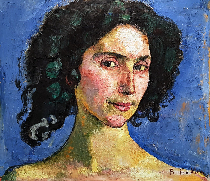 Retrato da bailarina Giulia Leonardi - Ferdinand Hodler