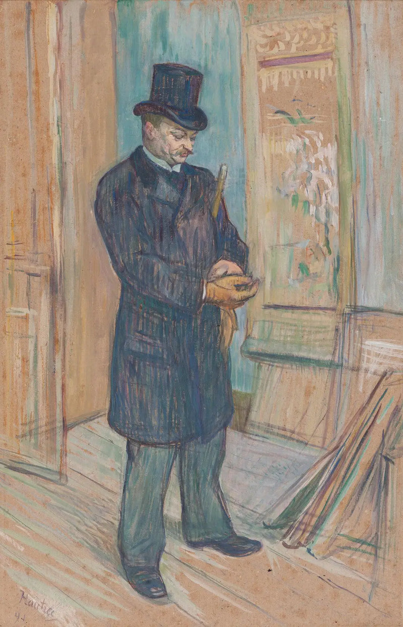 Retrato do Dr. Henri Bourges - Henri de Toulouse-Lautrec