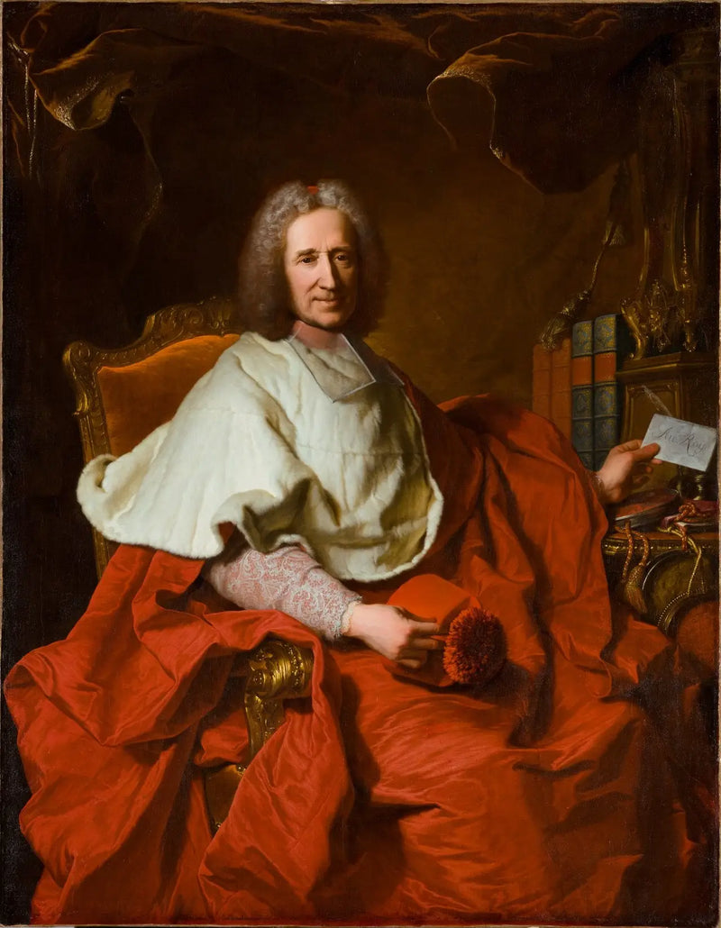 Retrato do cardeal Guillaume Dubois - Hyacinthe Rigaud