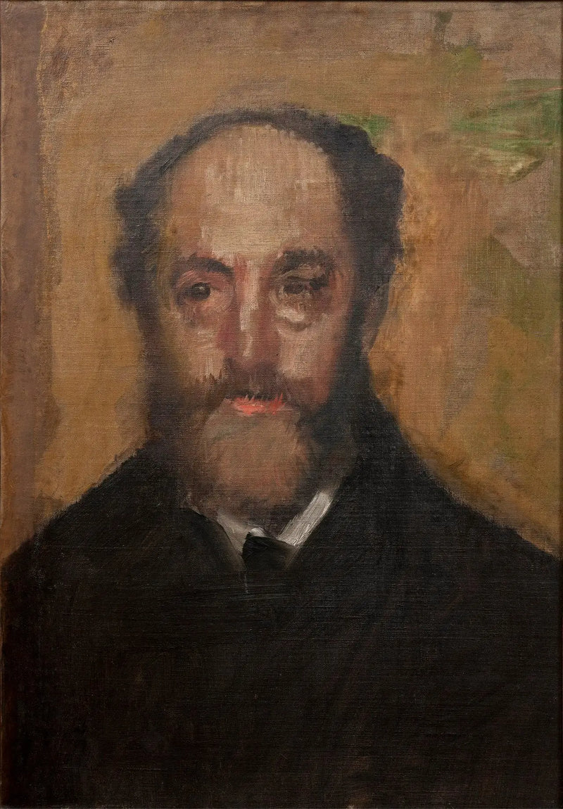 Retrato do crítico de arte Durand-Gréville - Edgar Degas