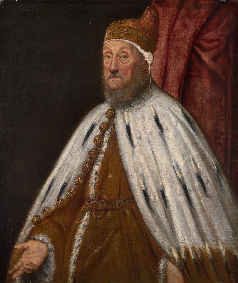 Retrato do doge Pietro Loredano - Jacopo Tintoretto