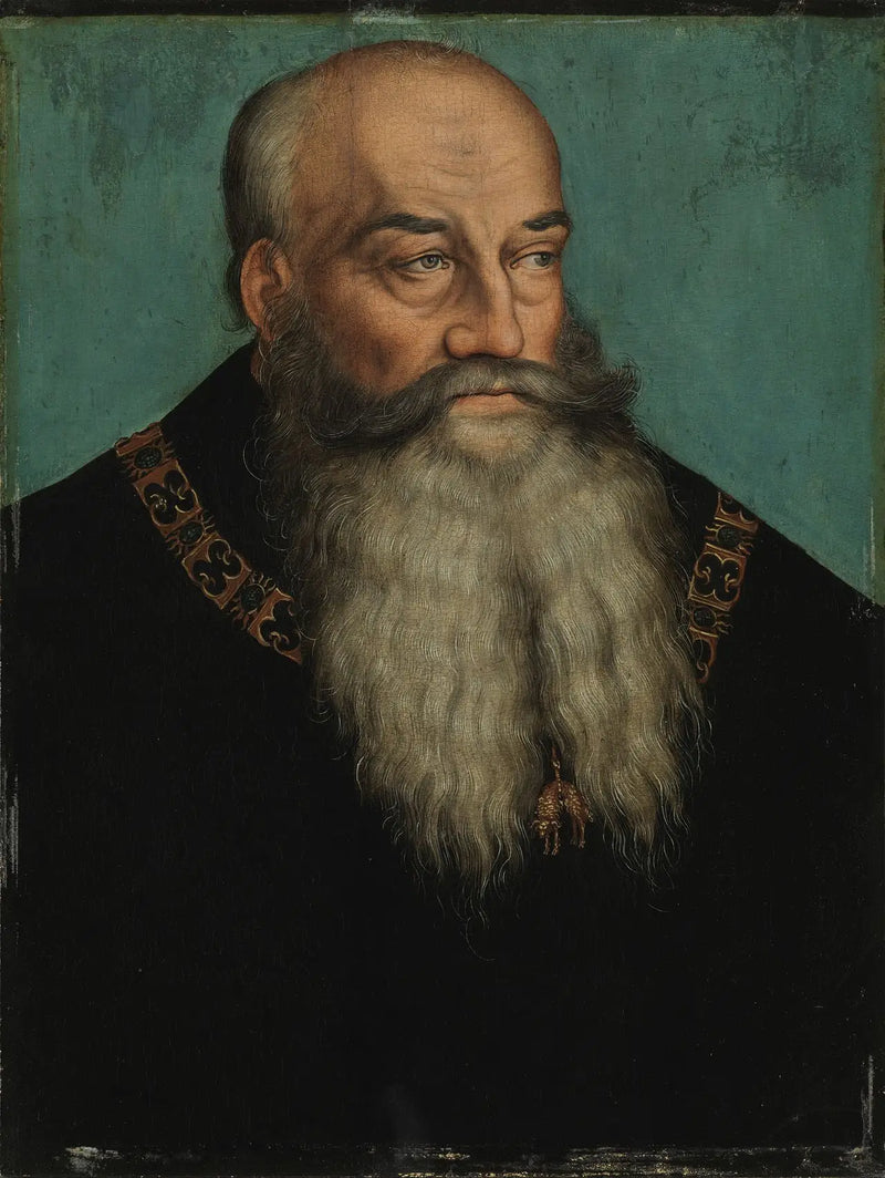 Retrato do duque Georges de Saxe, também conhecido como Georges o Barba - Lucas Cranach, o Velho