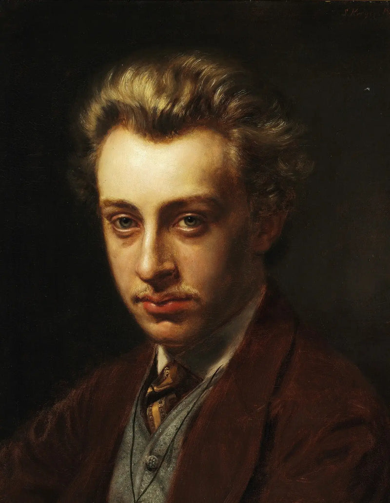 Retrato do pintor Frans Schwartz - Peder Severin Krøyer
