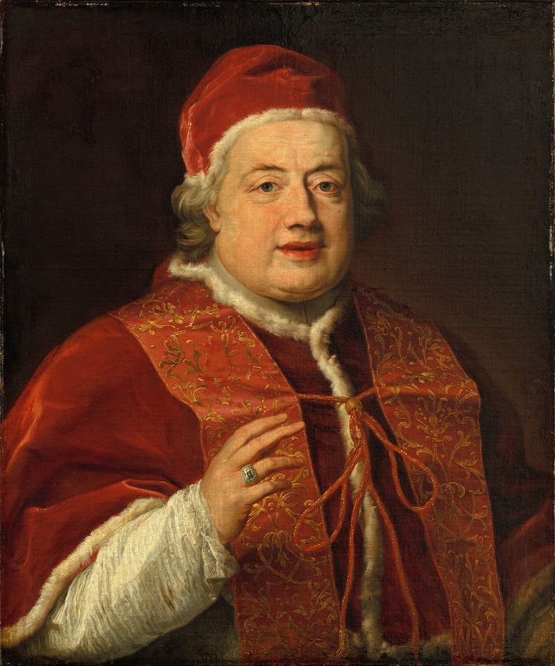 Retrato de busto do papa Clemente XIII - Pompeo Batoni