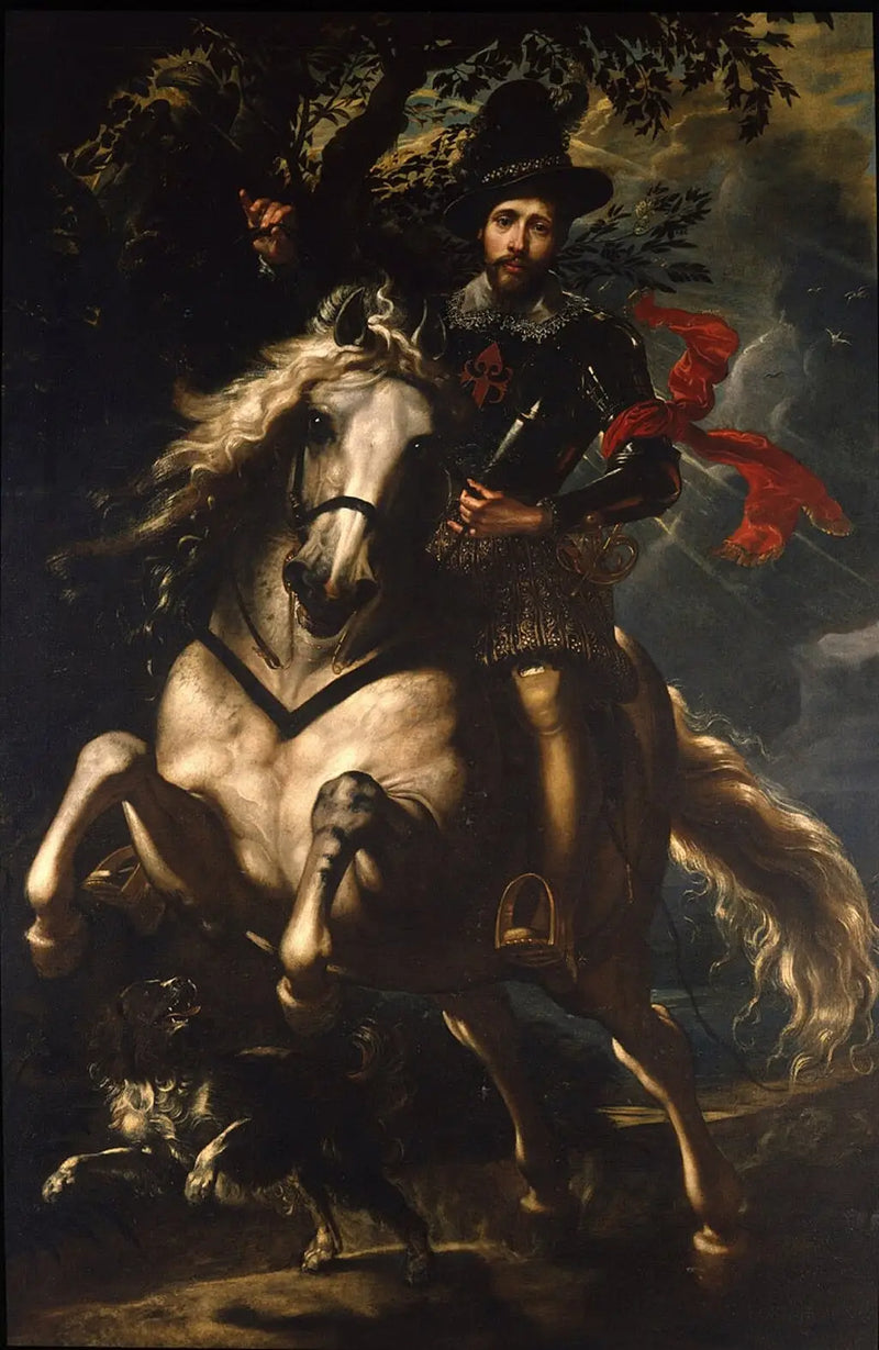 Retrato equestre de Giovanni Carlo Doria - Peter Paul Rubens