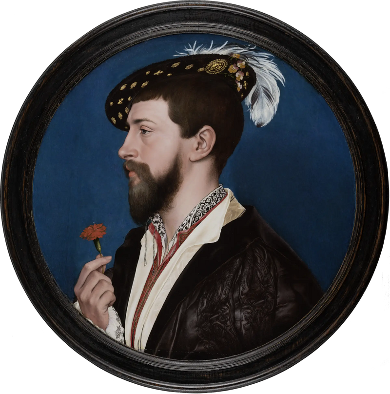 Retrato de Simon George de Cornwall - Hans Holbein, o Jovem
