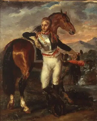 Retrato póstumo do tenente Legrand - Théodore Géricault
