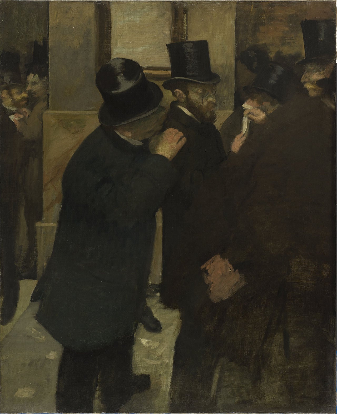 Retratos na Bolsa - Edgar Degas