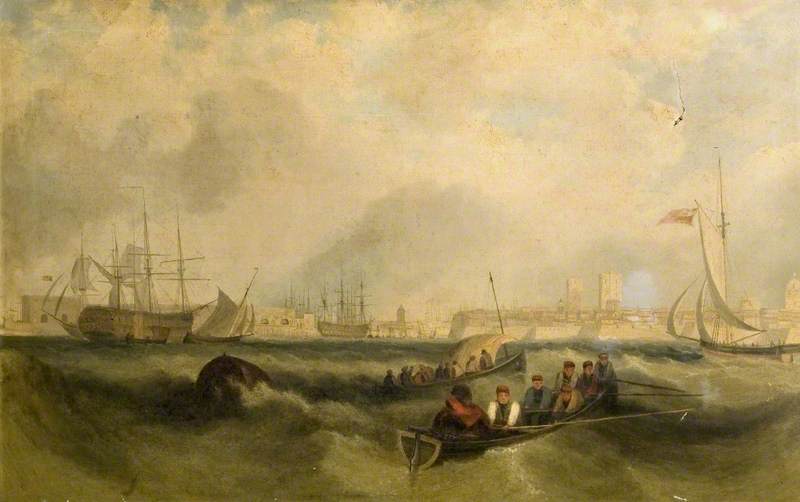 Porto de Portsmouth, Hampshire - J. M. W. Turner
