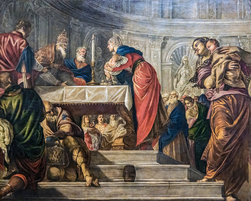 Apresentação de Jesus no templo - Jacopo Tintoretto
