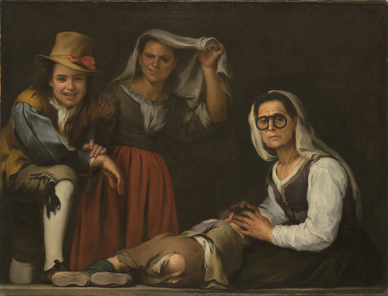 Quatro Figuras na Escadaria - Bartolomé Esteban Murillo