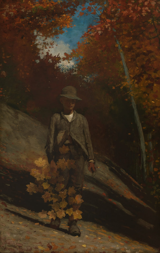 Ramassage des feuilles d'automne - Winslow Homer