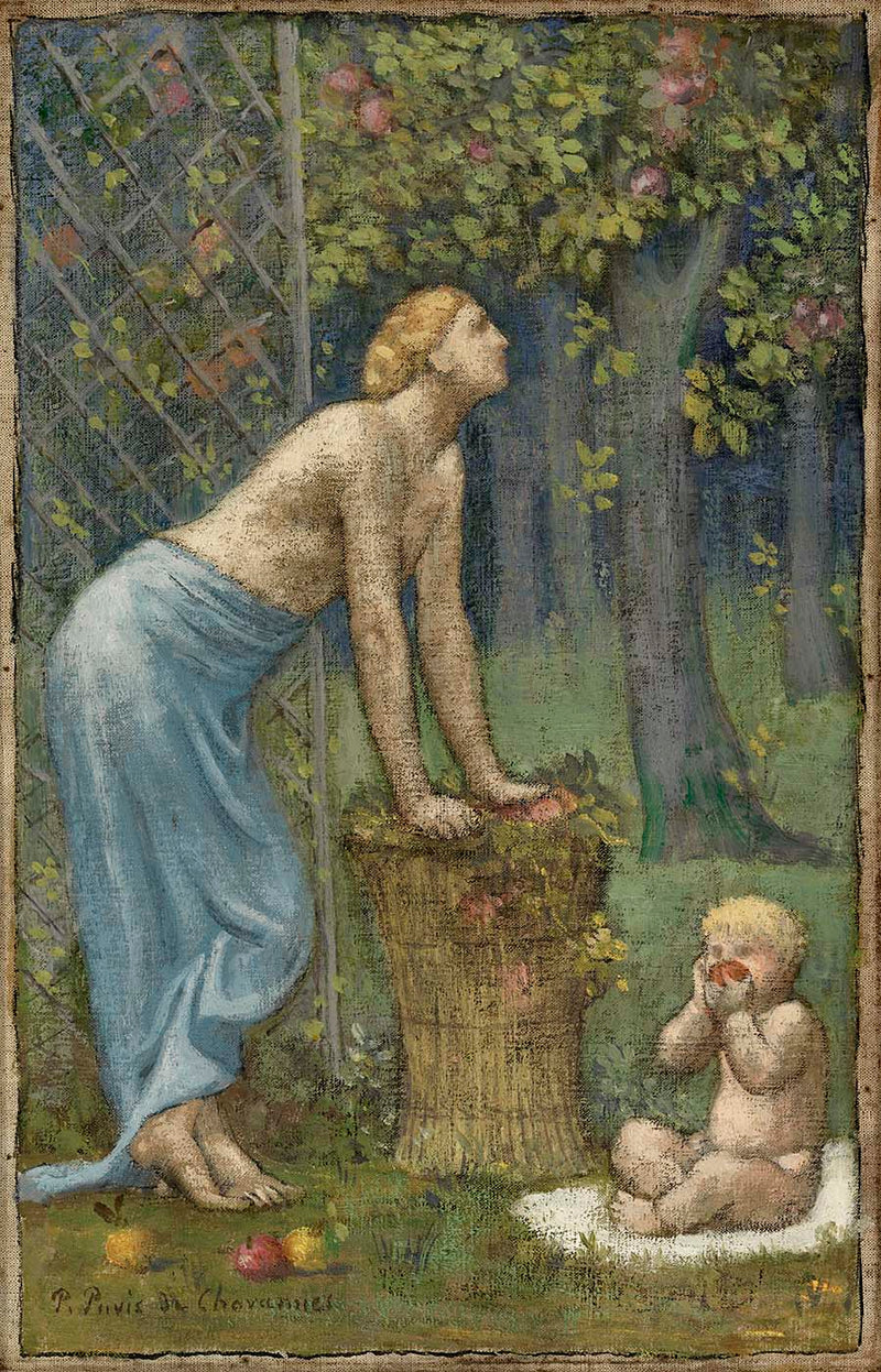 Récolte des Pommes - Pierre Puvis de Chavannes