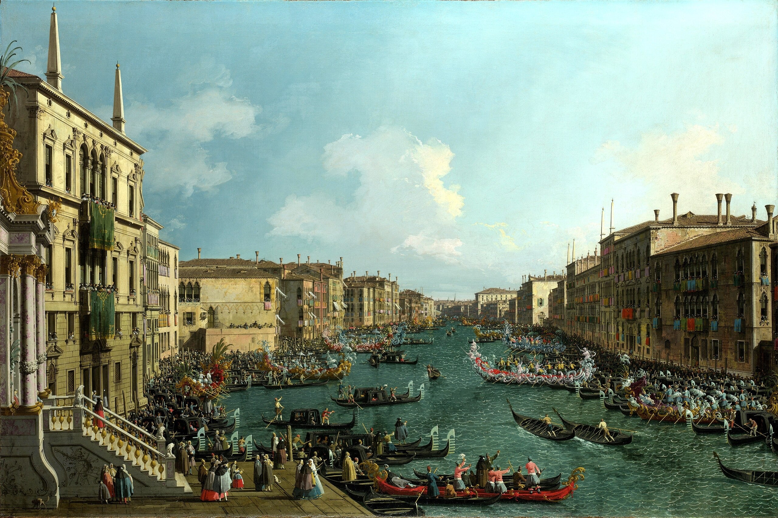 Régate sur le Grand Canal - Canaletto
