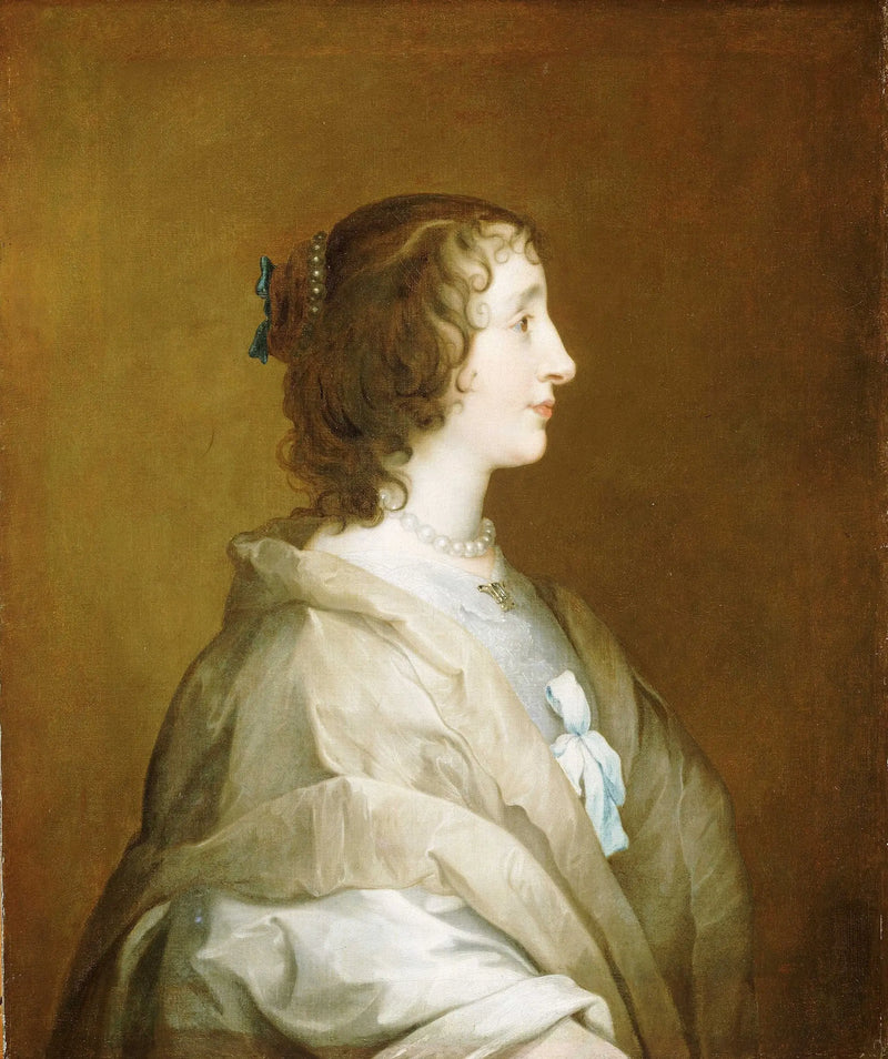 Rainha Henriette Marie, 1609-1669 - Antoine van Dyck