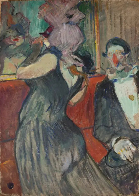 Repos durante o baile de máscaras - Henri de Toulouse-Lautrec