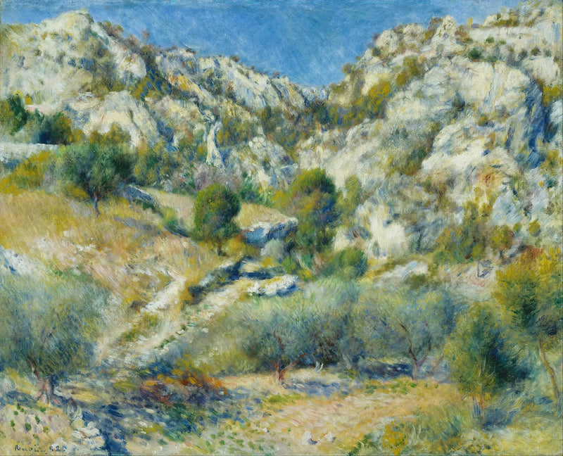 Rochas de l'Estaque - Pierre-Auguste Renoir
